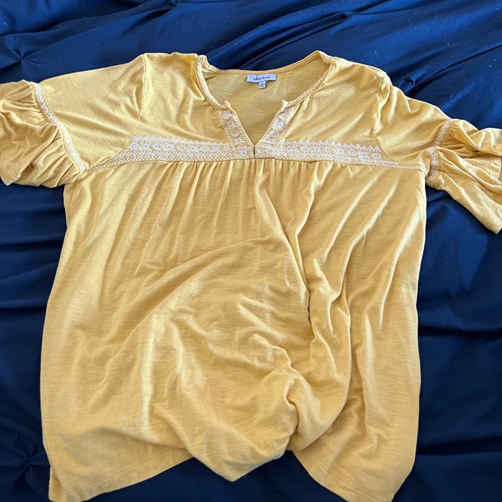 Yellow blouse